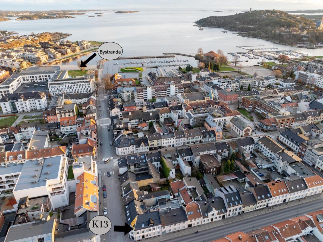 Krsferie Leiligheter I Sentrum Kristiansand Bagian luar foto